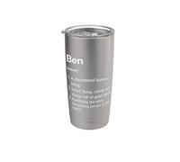 Ben Definición de nombre Diccionario divertido Vaso térmico de acero inoxidable de doble pared