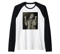Ben E King Soul R&B The Drifters Cantante por Dick Barnatt Camiseta Manga Raglan