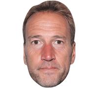 Ben Fogle (Stubble) Big Head. Máscara más grande que la vida.
