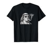 Ben Franklin High Smoking a $100 Bill Camiseta