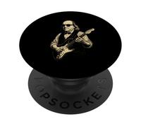 Ben Franklin Tocando la Guitarra Divertido 4 de Julio Retro Vintage PopSockets PopGrip Adhesivo