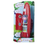 Ben & Holly Cohete electrónico elfo juguete para niños pequeños regalo 3-6 años Little Kingom juguete interactivo con luces y sonidos plata