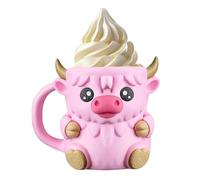 Ben & Jerry's - Soporte para pintas de hielo con 2 cucharas, mango anticongelante, base antideslizante para helado de 16 onzas, aislante reutilizable con ranura para cuchara, para postres de