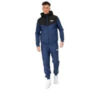BENLEE Chándal Hombre con Capucha Regular Fit MANTEO, Azul Marino/Negro/Blanco, M