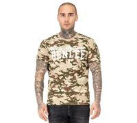 Rocky Marciano BenLee Camiseta funcional Camdden Camo Desert Beige/Marrón/Oliva/Blanco S Hombres