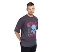 BENLEE Rocky Marciano Pantera Camiseta DE Ocio, Gris, M para Hombre