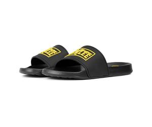 Ben Lee Zapatillas de baño unisex (1 par) SLAPPY, Negro/Amarillo, 43