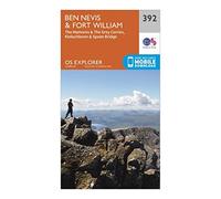 Ben Nevis and Fort William, the Mamores and the Grey Corries, Kinlochleven and Spean Bridge: 392 (OS Explorer Map)