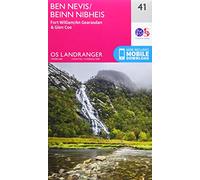 Ben Nevis: Fort William & Glen Coe: 41 (OS Landranger Map)