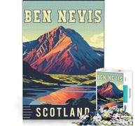 Ben Nevis in Scotland Rompecabezas de 1000 Piezas | Actividades familiares Interesante forma de reducir el estrés Aptas para parejas 52x38cm