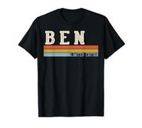 Ben Retro Vintage Hombres Niños Niños Nombre Camiseta