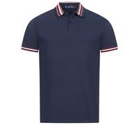 BEN SHERMAN Camisa Polo Casual De Cuello Para Hombre Navy Nueva