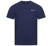 BEN SHERMAN Camiseta Casual Para Hombre Con Pequeño Logo Color Marino Nueva
