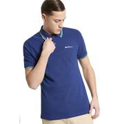 Ben Sherman Camiseta polo de piqué para hombre, 100 % algodón orgánico, ajuste regular (Royal), talla L, azul real, L