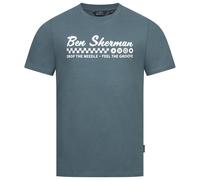 Ben Sherman Feel The Groove Camiseta Casual Para Hombre Azul Nueva