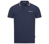 BEN SHERMAN Polo Casual De Hombre Tipped Navy Nuevo