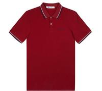 Ben Sherman Polo de piqué Signature en rojo