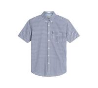 Ben Sherman Signature Gingham Check Shirt para Hombre en Azul Oscuro, 2XL-5XL