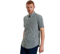 Ben Sherman Signature House Check Camisa de manga corta para hombre en maíz, 2XL-5XL, Maíz, XXL Grande