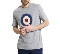 Ben Sherman Signature Target - Camiseta para hombre, gris, L