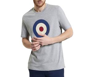 Ben Sherman Signature Target - Camiseta para hombre, gris, L