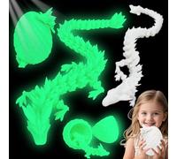 Benaton dragón Sorpresa móvil Impreso en 3D para niños Adultos, Juguete de Dragón para Regalos de Pascua para Niños y Adultos