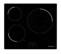 Benavent VBBR360 Placa Vitrocerámica 3 Zonas 60cm Negra