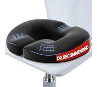 Benazcap Cojín de Asiento en Forma de Dona, Cojín Ergonomico de Espuma Viscoelástica, Ideal para Oficina, Auto y Uso Quotidiano