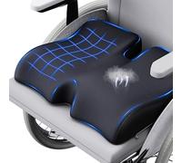 Benazcap Cojín de Asiento Ergonómico para Silla de Oficina,Cojín de Ortopédico Alivio de la Presión para Caderas, Coxis, Cojin para Silla de Ruedas, Silla de Gaming, Negro