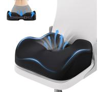 Benazcap Cojín de Asiento Ergonómico para Silla de Oficina,Cojín de Ortopédico Alivio de la Presión para Caderas,Ciática, Coxis, Cojin para Silla de Ruedas, Asiento de Coche, Silla de Gaming