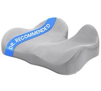 Benazcap Cojines de asiento de espuma viscoelástica para aliviar el dolor de coxis, cojín ergonómico para el coxis para el hogar, oficina, coche y silla de ruedas, cojines de asiento de coche para