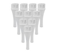 BenBow 10 x 015 piezas de repuesto embudo con cepillo para pistola de limpieza de aire comprimido, pistola de aire, accesorios de aire comprimido, compatible con la serie de pistolas clásicas