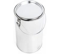 BenBow Cubo de hojalata 4X 2,7 L con Tapa a presión - hermético, Opaco, vacío, Redondo - contenedor de Almacenamiento con asa de Metal