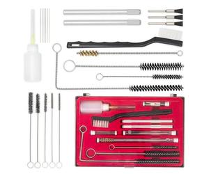 BenBow Kit de Limpieza 22 en 1 para Pistolas de Pintura, Carabinas de Aire y Herramientas de Aire Comprimido - Universal para Pistolas HVLP y Aerógrafos