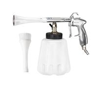 BenBow Pistola de Limpieza de Aire Comprimido Pro Blue Storm - Duradera, Robusta - para Limpieza Profunda y Sin Contacto de Autos, Camiones, Buses y Tapizados, Incluyendo Embudo con Cepillo.