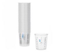 BenBow Vaso Medidor Profesional 25x 680 ml sin tapa con escala múltiple - vasos de mezcla desechables para pintura
