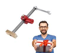 Bench Clamps - Adjustable Aluminum Alloy Quick Release Tool, Portable Woodworking Clamps with Easy Grip Locking Mechanism, Ideal for Panels Pipes Doors Drawers Furniture