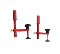 Bench Dog Clamp Set 20mm with Protective Pads | Aluminum Alloy Workbench Clamps for Woodworking | Secure Hold for Drilling/Cutting/Sanding | 2 Clamps & 2 Pins Included