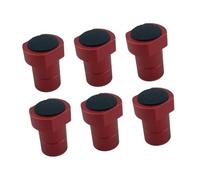 Bench Dog Clamps 6 Pcs Aluminum Alloy Bench Stops for Workbench Holes, Non-Slip- Rojo 19 Mm