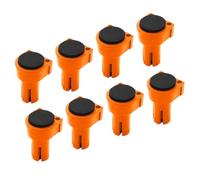 Bench Dogs, 8 Pieces Anti Scratch Bench Cookie Set, 3x3x4.7cm Non Slip Workbench Clamps, Woodworking Dogs, Secure Gripping Pads for Cutting, Painting, Milling