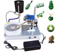 Bench Gemstone Jade Faceting Machine, Máquina de Tallado de Gemas, 120 W Máquina pulidora de ángulo de piedra de jade pulidora Amoladora de superficie anular