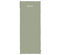 Bench Toalla Deportiva, Aprox. 50 x 125 cm, Solapa de 15 cm, 100% poliéster, Bolsillo con Cremallera y Parte Trasera Antideslizante para aparatos de Fitness, Verde. N.º de Art.: 6912616558