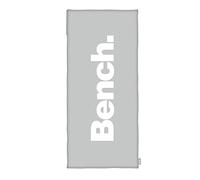 Bench Urban Grey Toalla deportiva, aprox. 50 x 110 cm, solapa de 15 cm, 100 % poliéster, bolsillo con cremallera y parte trasera antideslizante para aparatos de fitness, gris. N.º de art.: 6912601547