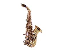 Bend BB Saxophone Saxofón Latón Lacado Instrumento de viento de madera con estuche de transporte Limpieza de cepillo Limpiador Guantes correas