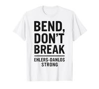 Bend Don't Break Ehlers-Danlos Conciencia fuerte de la cebra Camiseta