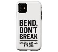 Bend Don't Break Ehlers-Danlos Conciencia fuerte de la cebra Carcasa para iPhone 11