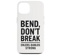 Bend Don't Break Ehlers-Danlos Conciencia fuerte de la cebra Carcasa para iPhone 13