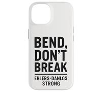 Bend Don't Break Ehlers-Danlos Conciencia fuerte de la cebra Carcasa para iPhone 14