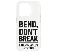 Bend Don't Break Ehlers-Danlos Conciencia fuerte de la cebra Carcasa para iPhone 15 Pro
