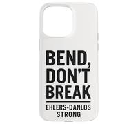 Bend Don't Break Ehlers-Danlos Conciencia fuerte de la cebra Carcasa para iPhone 15 Pro Max